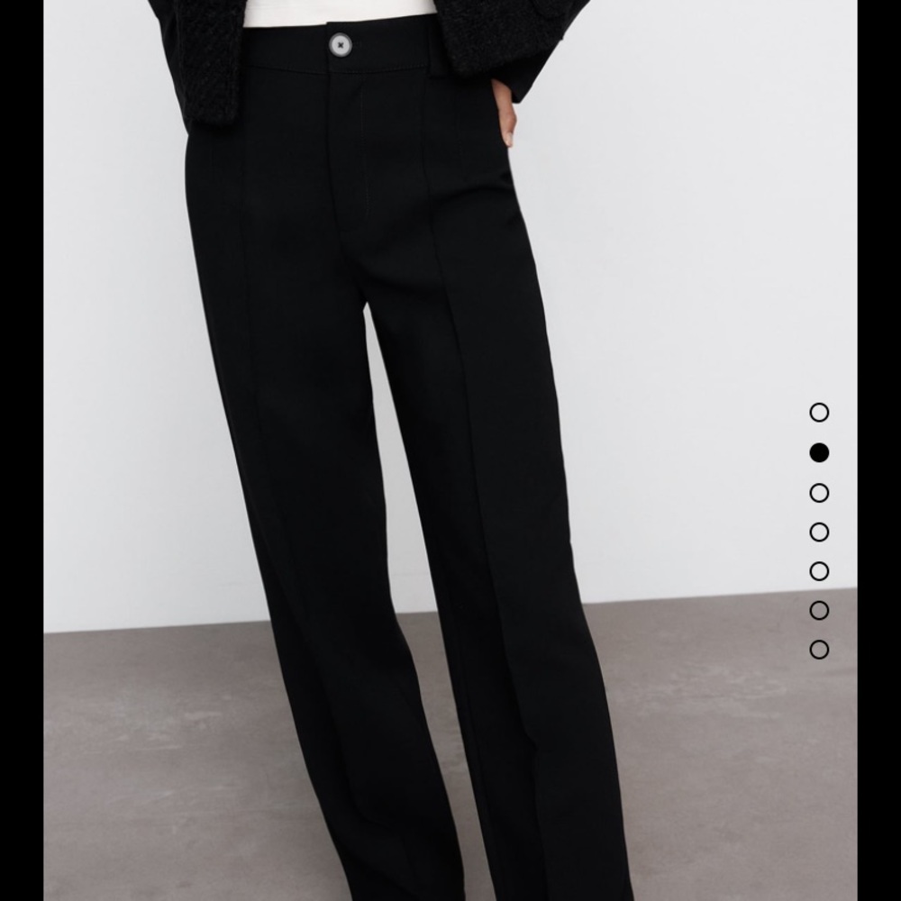ZARA FULL LENGTH PANTS IN BLACK